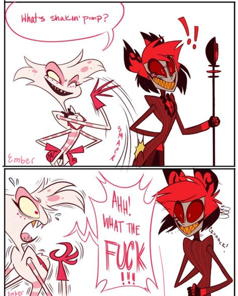 Alastor and Angeldust comic by EmbyBoBemby on DeviantArt