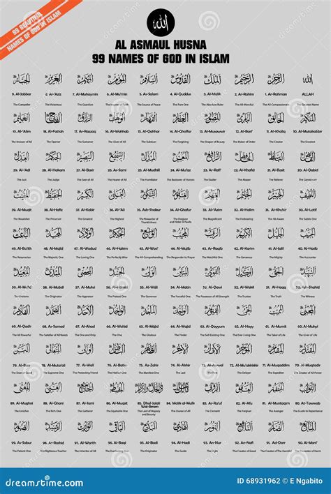 99 names of allah in arabic and english - marketslsa