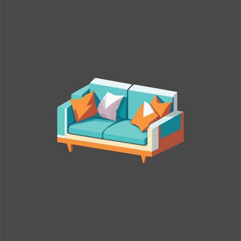 Modern Sofa Vector 24846789 Vector Art at Vecteezy