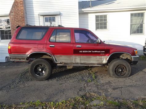 1995 Toyota 4runner 4x4 Limited Lifted Mud / Woods / Trail Truck Sr5 Title