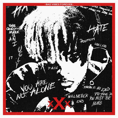 XXXTENTACION 'BAD VIBES FOREVER' Artwork, by me. : r/XXXTENTACION