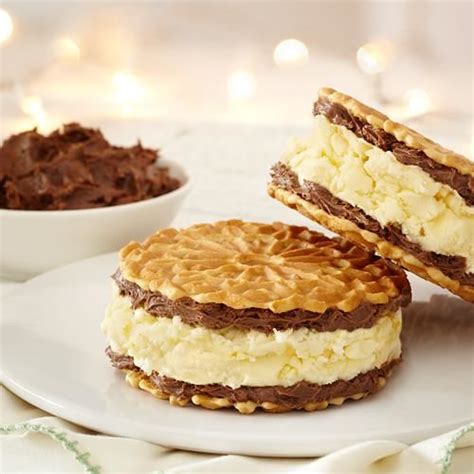 Pizzelle Ice Cream Sandwich Recipe | Jif