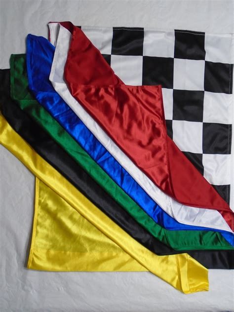 Race Track Flags NASCAR Official Full Size Hand Held Racing Complete ...