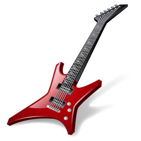 Red Rock Guitar PNG Clipart - PNG Mart