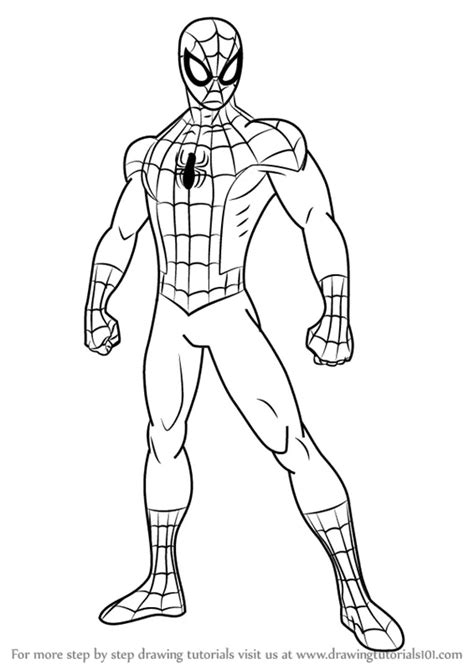 Learn How to Draw Ultimate Spider-Man (Ultimate Spider-Man) Step by ...