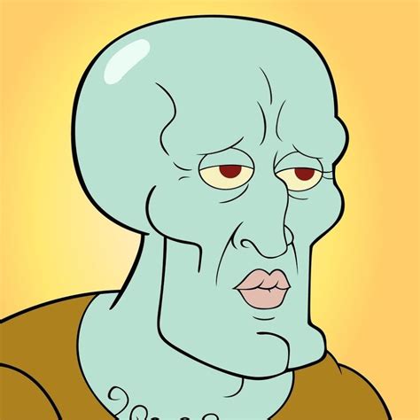 How To Draw Handsome Squidward