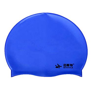 Unisex Silicone Waterproof Swimming Cap 1464282 2017 – $5.99