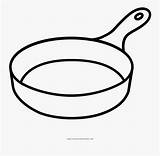 Frying Pan Coloring Page Coloringcrewcom Sketch sketch template