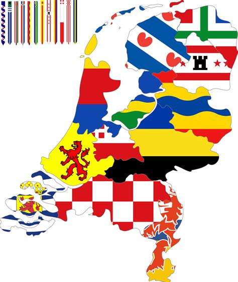 Flags of provinces of the Netherlands [OC] [2000 x 2367] : r ...