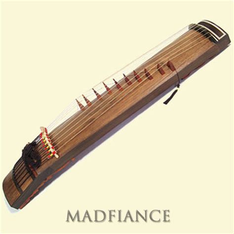 Ajaeng Korean zither with strings traditional musical instrument twisted silk | eBay