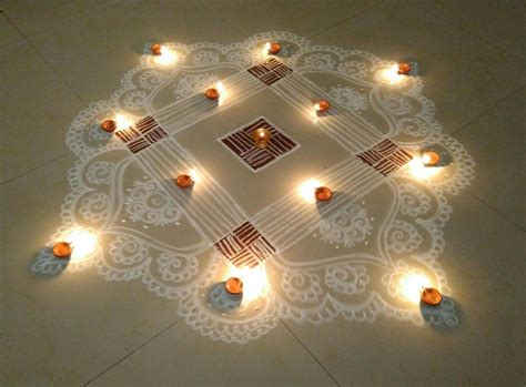 Nallu Moolai Kolam - Karthigai Deepam! Karthigai Deepam is celebrated ...