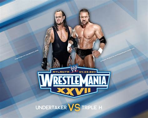 Undertaker vs Triple H at WM27 by VideosHeat on DeviantArt