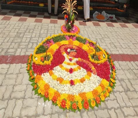 Onam Sathya ( Theme Fest of Rangoli ) - SRM University Tiruchirappalli ...