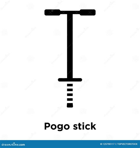 Pogo Stick Icon Vector Isolated on White Background, Logo Concept of ...