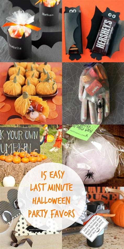 15 Easy Last Minute Halloween Party Favor Ideas! - Ella Claire & Co.