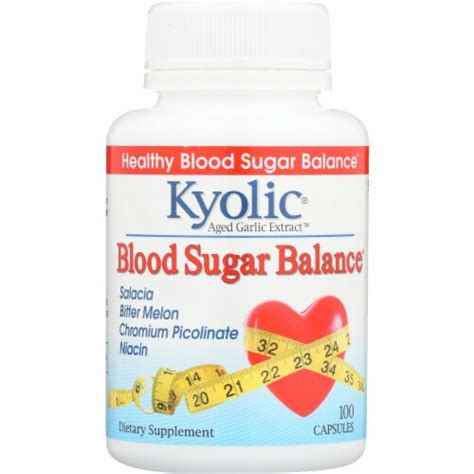 Aged Garlic Extract Blood Sugar Balance, 100 capsules, 1 Pack / 100 CAPSULE - Kroger