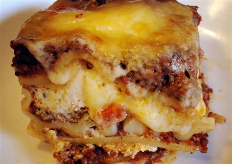 Lasagna With Homemade Bolognese Sauce Recipe by Dan Krause - Cookpad