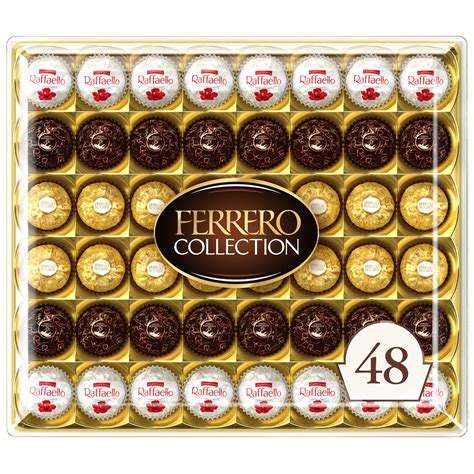 Ferrero Rocher Chocolate Balls: 48-Piece Box, ferrero collection - okgo.net