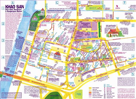 Khao San Road Bangkok Map - Arlena Nataline