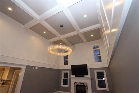 Coffered Ceiling | Trim Team | Woodworking, Molding and Baseboards, Fireplace Mantels