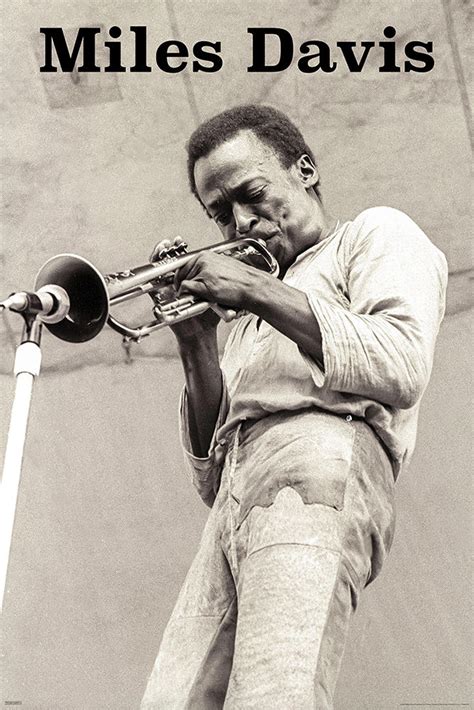 Miles Davis, Trumpet - Athena Posters