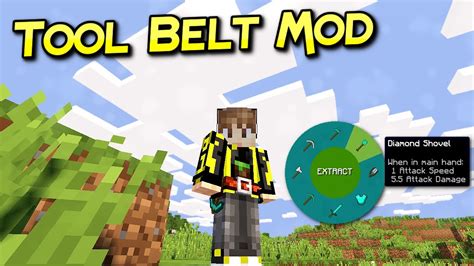 Tool Belt Mod | Cinturón Elegante Para Tus Herramientas | Minecraft 1. ...