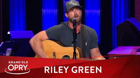 Riley Green - "I Wish Grandpas Never Died" | Live at the Opry - YouTube ...