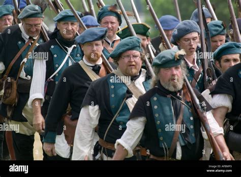 Rogers Rangers Fort Ticonderoga New York annual Grand Encampment reenactment of decisive battle ...