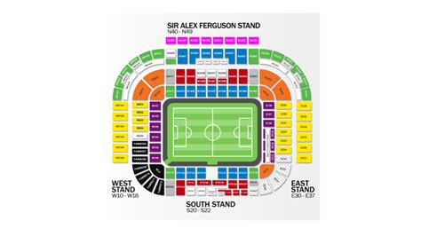 Old Trafford Seating Plan