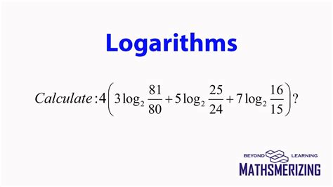 Logarithms Solved example 3 - YouTube