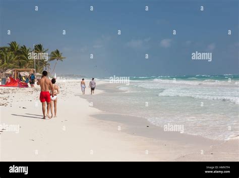 Tulum beach, Riviera Maya, Yucatan Peninsula, Mexico Stock Photo - Alamy