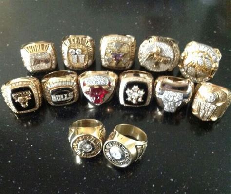 Colección de anillos de Phil Jackson | Nba rings, Nba championship ...