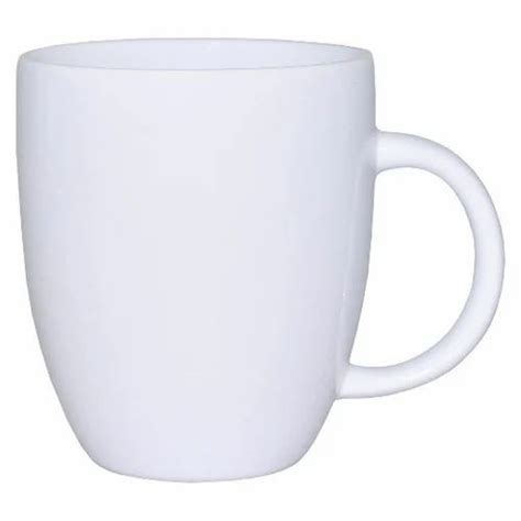 White Ceramic Plain Coffee Mug at Rs 90/piece in Pune | ID: 17528416948