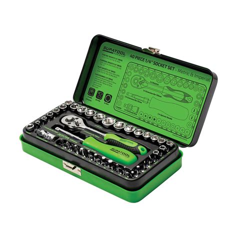 Socket Set 40 Piece 1/4" Drive - Metric & Imperial - Kincrome Tools - Kincrome