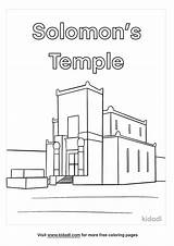 Solomon Temple Coloring Bible King Sheets Solomons David Preschool  sketch template