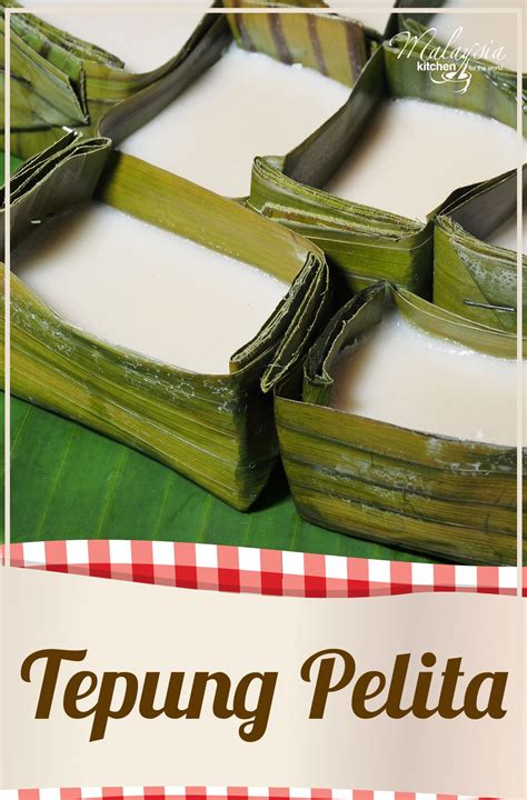 Tepung Pelita, a special layered dessert made from coconut, rice flour ...