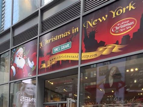 Christmas in New York Store in Times Square (NYC Shopping)