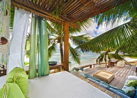 North Island Seychelles | Tropical beach houses, Outdoor bedroom, House of turquoise