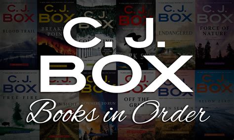 C.J. Box Books in Order | Joe Pickett, Cody Hoyt, Cassie Dewell