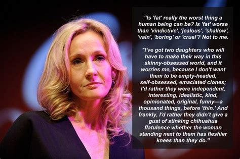 And has many wise words when it comes to body image. | 24 Times J.K. Rowling Proved She's An ...