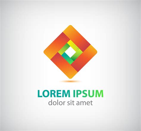 vector abstract geometric icon, logo isolated 5900109 Vector Art at ...