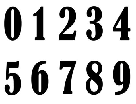 Numbers | Free Math Worksheets | Lettering, Lettering fonts, Number fonts