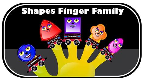 NurseryKids: Finger Family Shapes Finger Family | Finger Family Songs | Finger Family