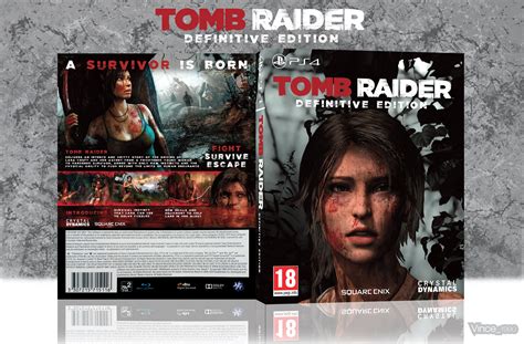 Tomb Raider: Definitive Edition PlayStation 4 Box Art Cover by Vince_1990