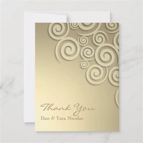 Thank You Formal Card | Zazzle.com