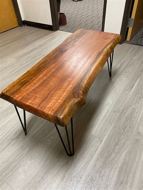 Handcrafted Wood Arizona Eucalyptus Coffee Table Furniture – Unique Wood Supply and Design LLC