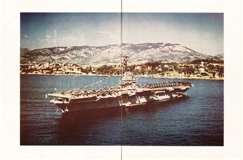 USS Lake Champlain (CVA 39) Mediterranean Cruise Book 1954-55 - History