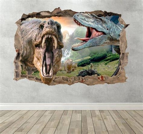 3D Dinosaur Wall Art Decor