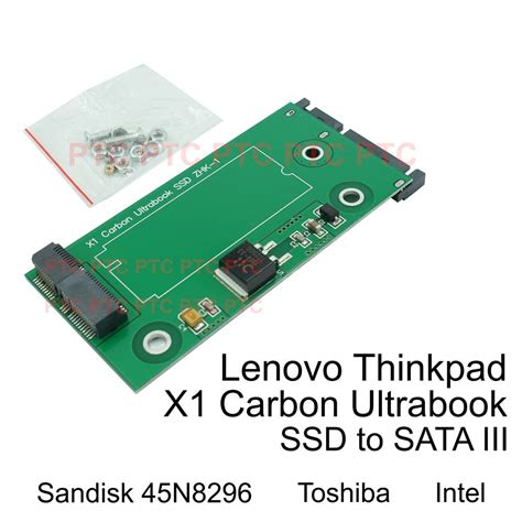 SSD Lenovo X1 Carbon Ultrabook SATA 20+6PIN to SATA3.0 2.5inch Cards – PTComputers