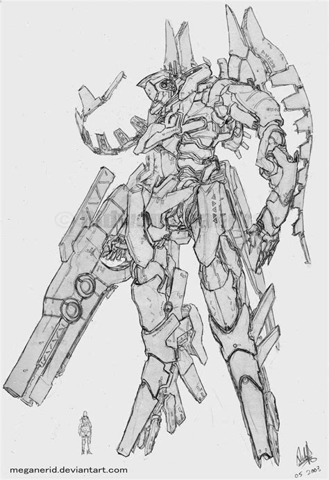 Mecha - Icarus by MeganeRid on DeviantArt | Character design, Robot ...